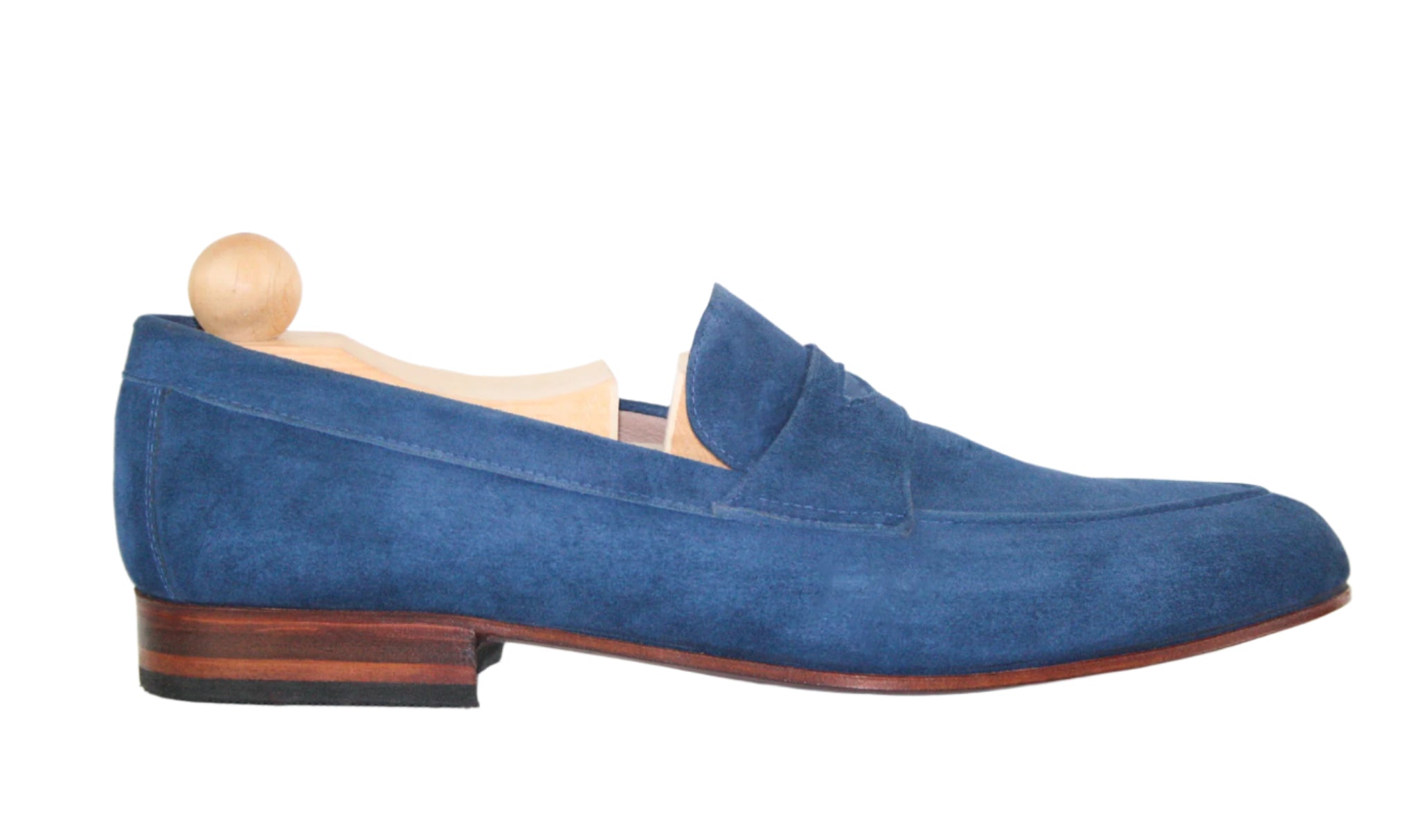 Classic blue penny loafer Clifton model