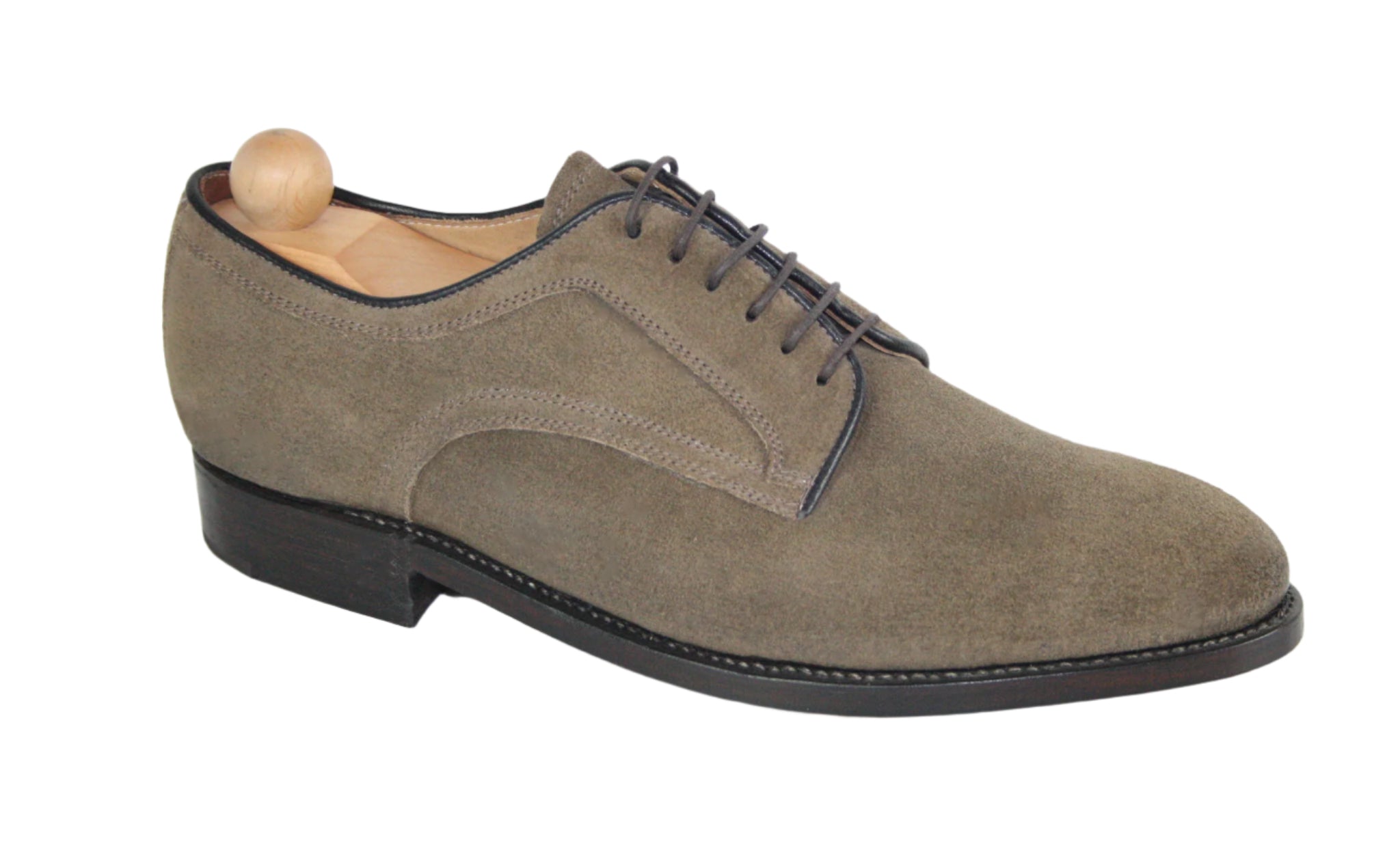 Classic greenish-grey suede Stuttgart model