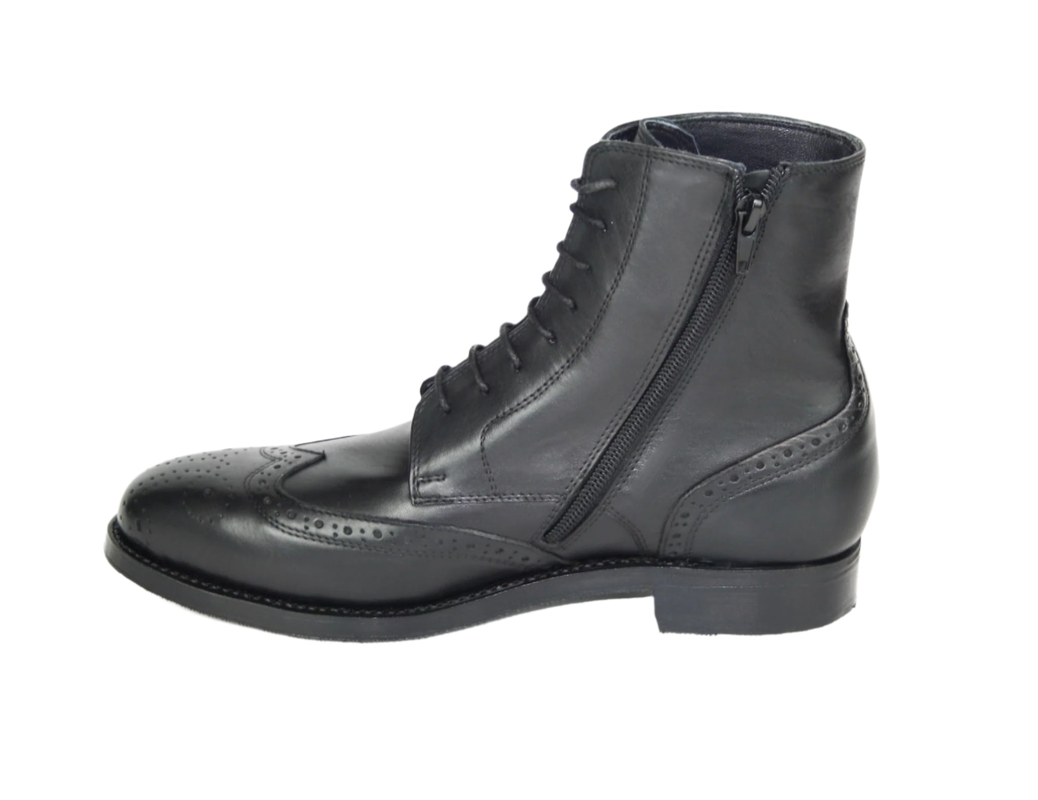 lassic black high-top boot
