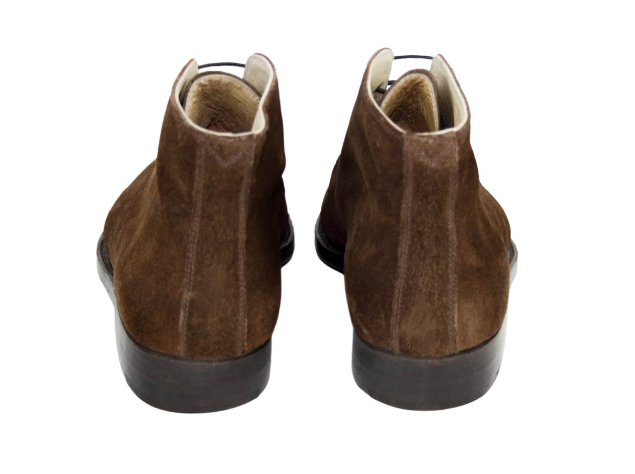 Dark brown suede Chukka model