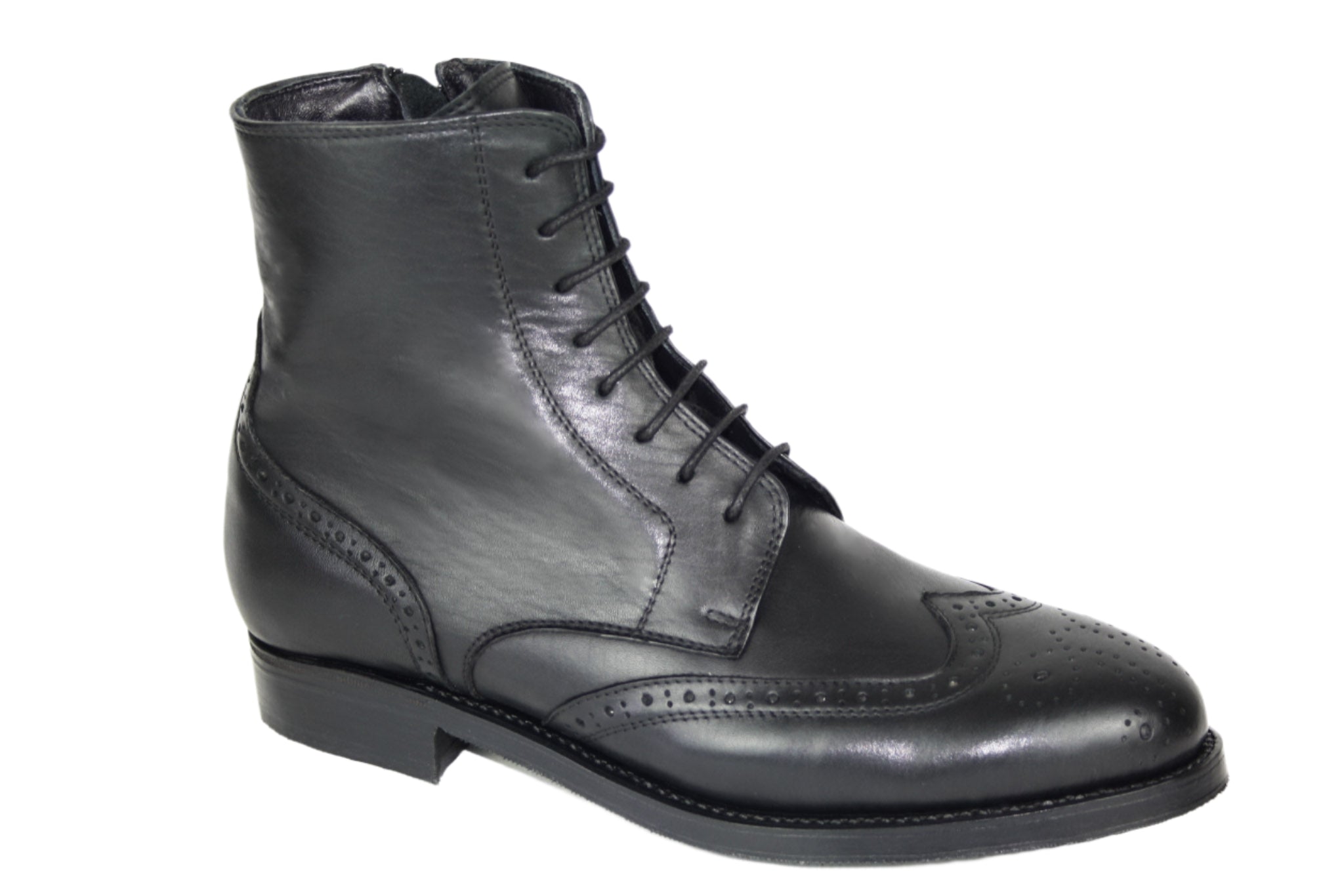lassic black high-top boot