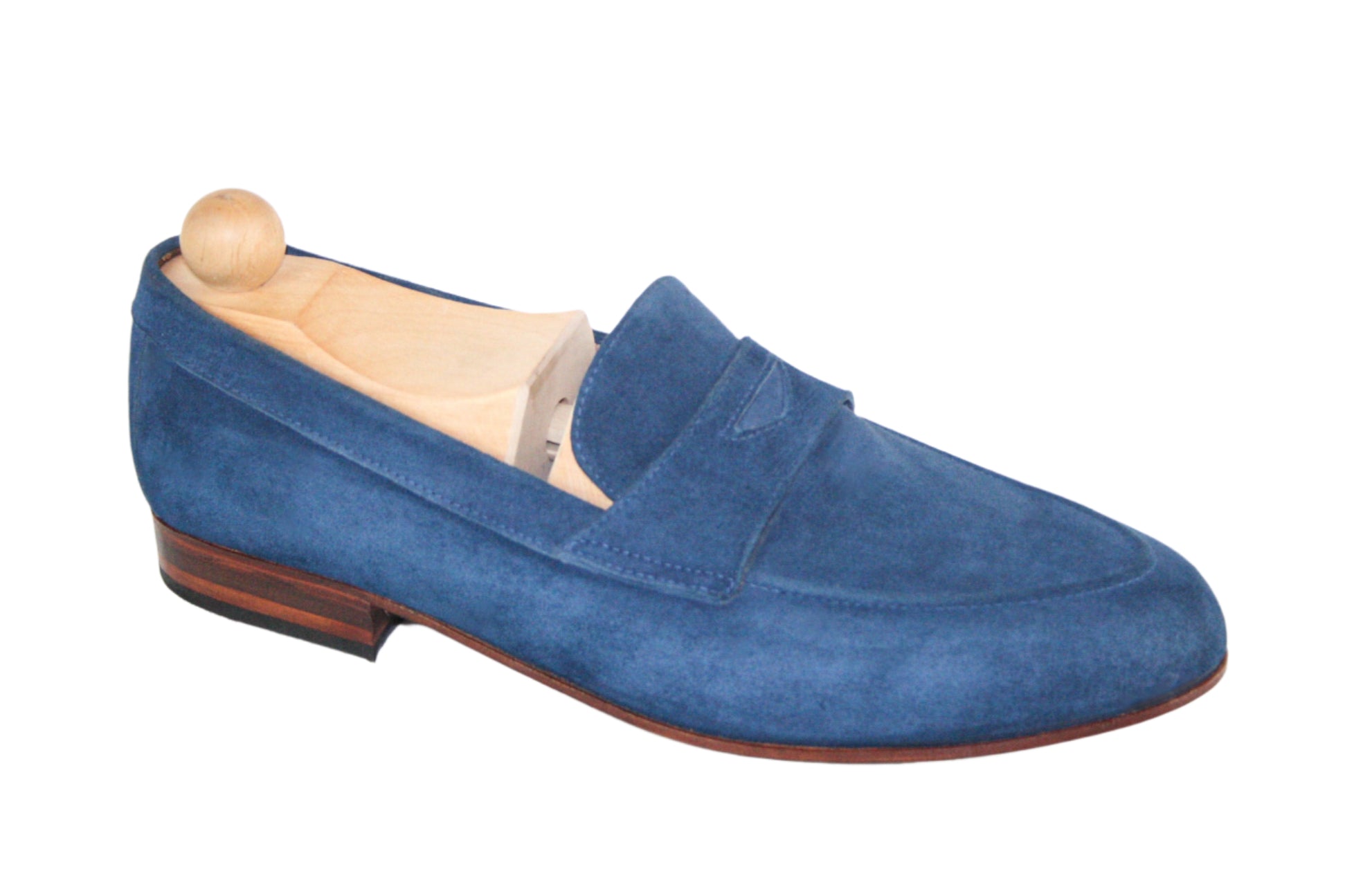 Classic blue penny loafer Clifton model