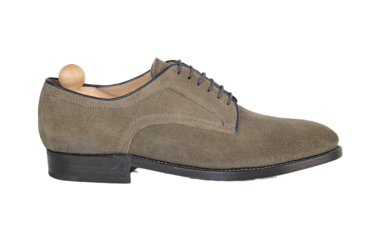 Classic greenish-grey suede Stuttgart model